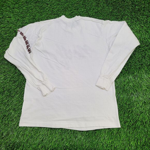 VTG 1986 North Skippers Long Sleeve T-Shirt Mens Small Sleeve Hit Single Stitch - Picture 4 of 8